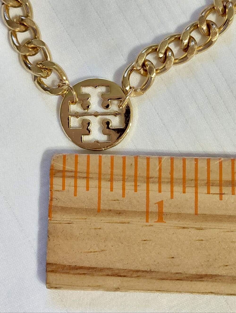 Tory Burch Gold Logo Bracelet - Picture 3 of 4